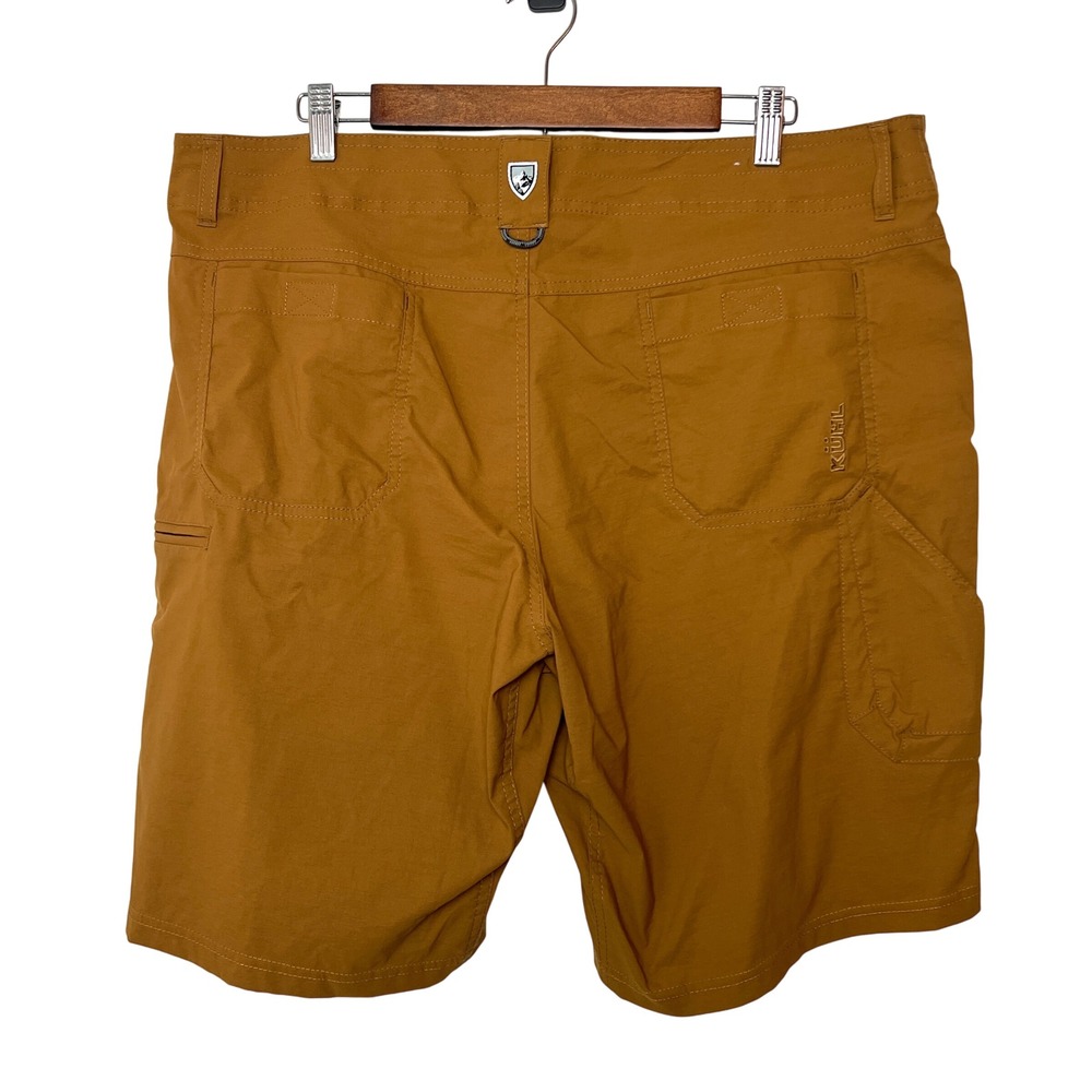 Kuhl Mens Renegade Shorts Hiking Lightweight Utility Travel Outdoor Khaki Sz 40 - Picture 2 of 6